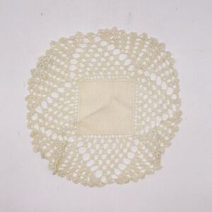Blank Doily For Counted Cross Stitch 9 Inches, Center is 3 Inches Square
